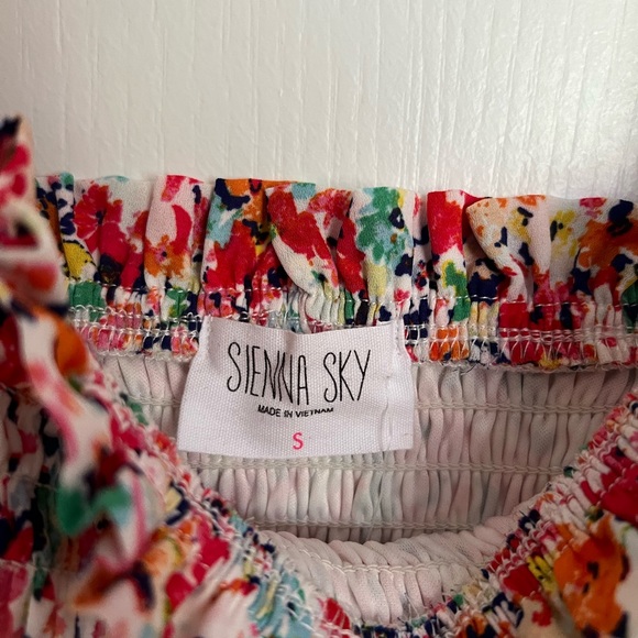 MINI FLORAL BUTTONED DRESS - Picture 4 of 5